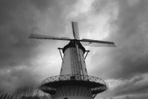 Fotografie Krist Hooghe Zwart Wit Menen Molen de goede hoop