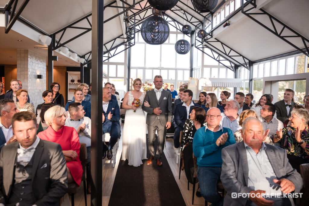 Huwelijk Dagmar & Bjarne - Salons Ten Boogaerde Ceremonie  Kortmark Huwelijksfotograaf